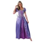 Adult Disney Rapunzel costume purple ball gown front view