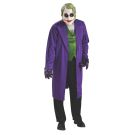Mens Batman Dark Knight Joker Costume with Mask - Purple Coat & Vest