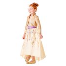 Girls Anna Frozen 2 Dress Costume - Deluxe Epilogue Gown with Jacket - alternate view