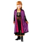 Kids Disney Frozen 2 Anna Deluxe Costume with Cloak and Belt - alternate view 4