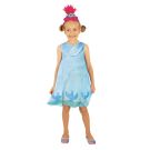 Trolls World Tour Poppy costume headband with upright plush pink hair