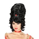 Adult Black Beehive Wig – 1960s Retro Costume Accessory