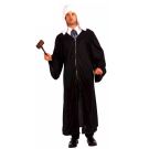 Judge Costume Adult - Black Courtroom Robe with Trumpet Sleeves