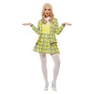 Ladies Yellow Clueless Cher Costume cs20597