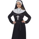 Ornate Cross Pendant Silver Religious Monk Priest Nun Costume Necklace Accessary - alternate view
