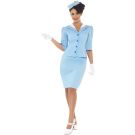 Ladies Air Hostess Costume – Retro Flight Attendant Outfit cs22117