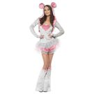 Fever Sexy Mouse Animal Jungle Zoo Bodysuit Catsuit Ladies Costume - alternate view 3