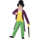 Roald Dahl Willy Wonka Chocolate Factory Boys Book Week Fancy Kids Costume - alternate view