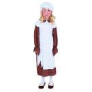 Girls Victorian Poor Girl Costume with Bonnet - Historical Dress - alternate view 6