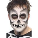 Skeleton Face Paint Kit - Skull Makeup with Black & White Paint - alternate view 5