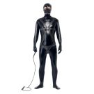 cs43981 Black Gimp Suit Costume 