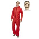 Adult Bank Robber Jumpsuit cs61037