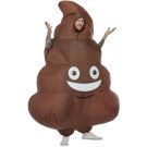 Adult Inflatable Poop Costume Funny Emoji Outfit - alternate view 4
