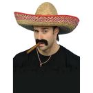 Mexican Embroidered Sombrero Straw Hat cs92011