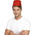 Adult Red Fez Tarboosh Hat Moroccan Turkish Aladdin