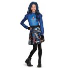 Blue street-style costume dress with included wig and fingerless gloves