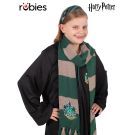 Harry Potter Slytherin headband and scarf set in green and grey house colours with embroidered crest
