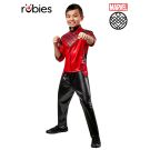 Kids Shang-Chi costume with red and black top and pants