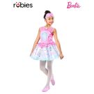 Girls Barbie Nutcracker Sugarplum Princess costume dress with pink bodice and blue tutu skirt