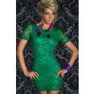 Green Lace Club Dress - Womens Party Wear - alternate view 2