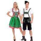 Green Couple Oktoberfest Vintage Costume lh201+lg8001