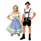 Adult Couples Oktoberfest Costume - Dirndl Dress & Lederhosen Set - alternate view 6