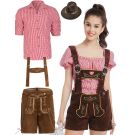 Couple Red Oktoberfest Beer Lederhosen lh220rlh327lh998 
