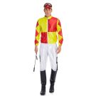 Full thoroughbred racing rider costume set for adult men