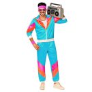Light Blue Mens 1980s Shell Suit Dress Up tracksuit  lh237lightblue