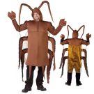 Adult cockroach costume full body view with six legs and yellow wings