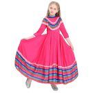 Pink Girls Spanish Princess Flamenco Costume lp1042pink