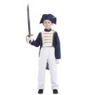 Kids Napoleon costume with bicorne hat and tailcoat jacket