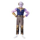 Kids Purple Titan Warrior Costume with Muscle Chest & cosmic power glove - alternate view 9
