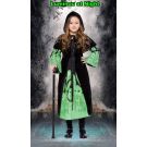 Girls Black Witch Luminous Costume
