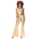 Ladies 1960s 70s Flared Jumpsuit  lp1145