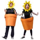 Adult sunflower costume unisex botanical fancy dress outfit