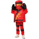 Kids Red Ninjago Lego Costume lp1204