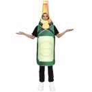 Adult Champagne Bottle Costume Tabard with Hood