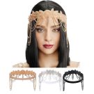 1920s Feather Gatsby Flapper Headband Accessories lx0307