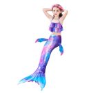 Girls Mermaid Swimmable Swimsuit Costume Monofin tt2029-1