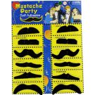 Close-up of handlebar and pencil mustache styles with peel-off backing paper
