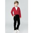 Kids Red Ringmaster Tailcoat Jacket - Magician Showman Costume - alternate view