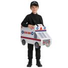 Kids Paramedic Costume - White Rescue Ambulance Wear-On Career Set - alternate view
