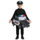 Kids Police Officer Costume - Black Police Cruiser Wear-On Career Set - alternate view