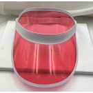 Adult 80s retro casino dealer poker visor in rose pink