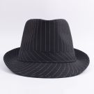 1920s gangster fedora hat showing structured crown and upturned brim