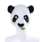Full-face overhead panda mask showing sculpted ears and textured finish