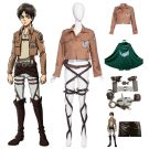 Full Survey Corps uniform costume with military jacket and cape