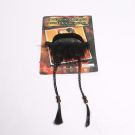 Caribbean pirate beard and moustache set with braided beaded tassels in packaging