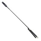 Equestrian riding crop costume accessory with wrist loop and chrome hardware
